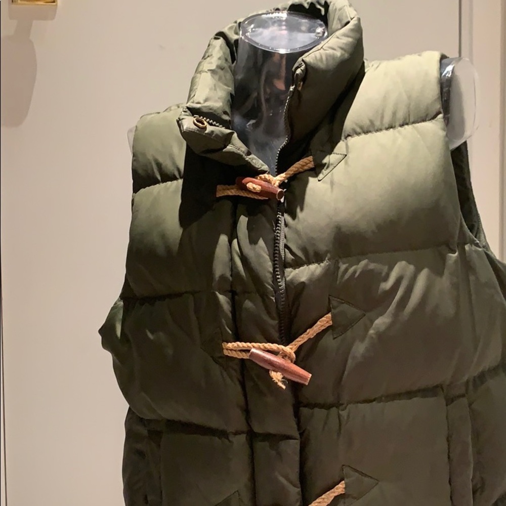 J -Crew Green Vest